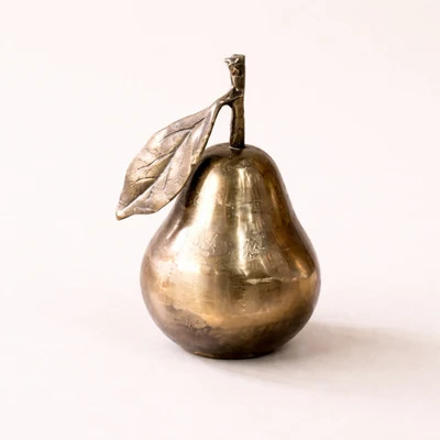 Champagne Decorative Pear | luxe bCO
