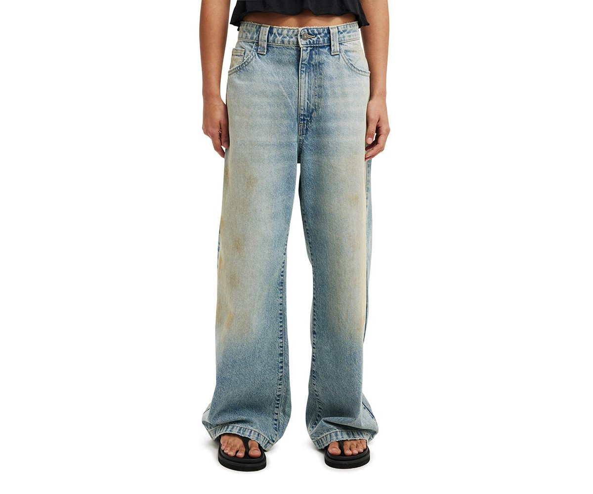 Cotton On Women's Low Super Baggy Jean - Dusty blue | Macy's