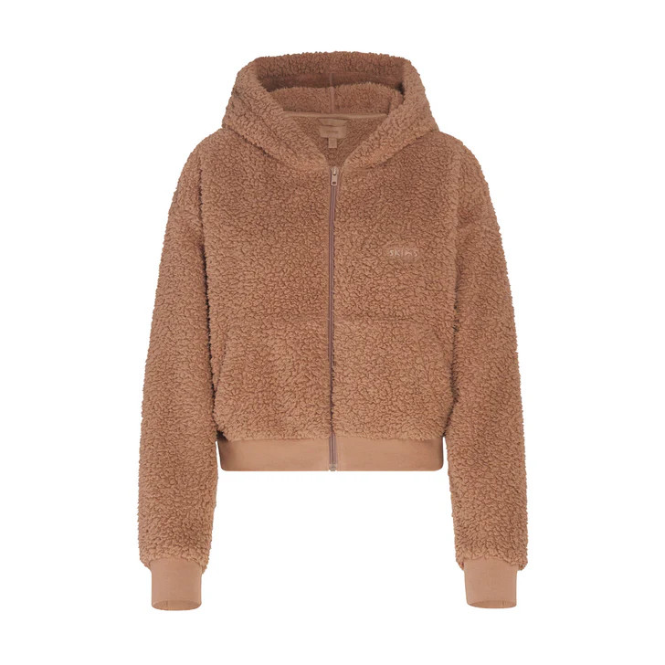 TEDDY ZIP UP HOODIE | ESPRESSO | SKIMS (US)