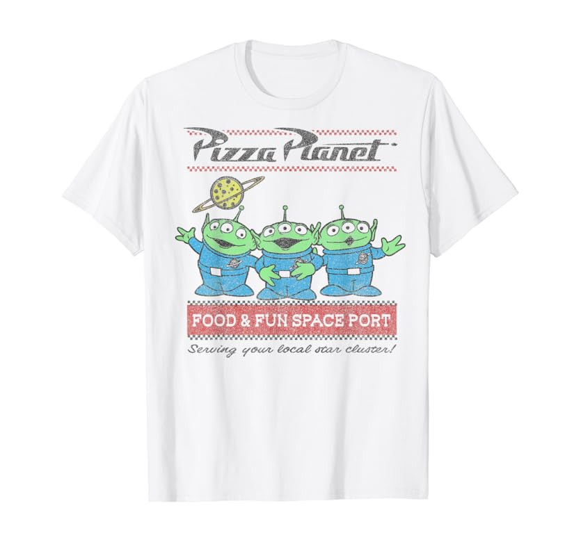 Disney Pixar Toy Story Pizza Planet Aliens T-Shirt | Amazon (US)