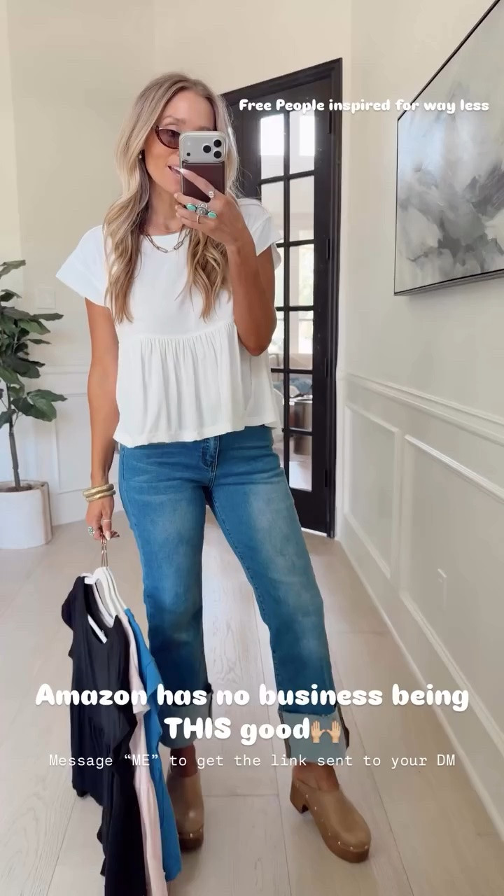 🤍On sale + clip coupon to get it for $16👀

Amazon has no business being THIS good🙌🏼 Free People inspired for way less.

I’m wearing my tts (small)

5’5” // 120 ish lbs

#LTKgrwm #LTKootd #LTKSaleAlert