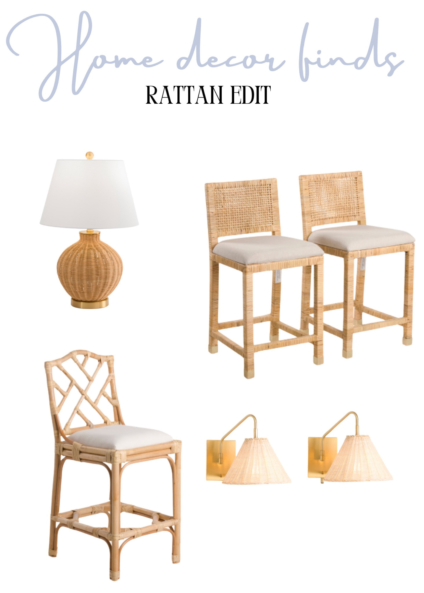Stunning rattan home decor finds at incredible prices! 

#LTKunder100 #LTKhome