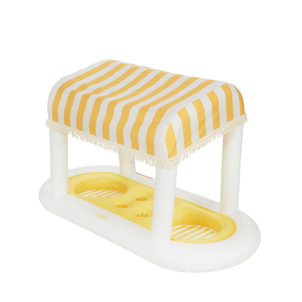 Floating Cabana Bar Yellow, 70" Long | FUNBOY