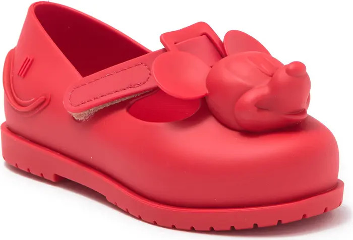MINI MELISSA Mickey Mouse & Friends Mary Jane Flat | Nordstromrack | Nordstrom Rack