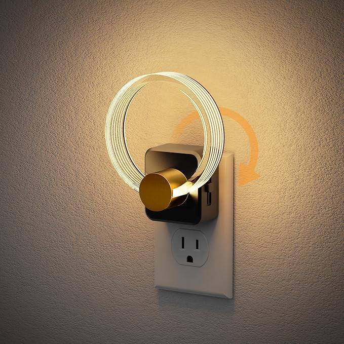JandCase Night Light, Night Lights Plug into Wall, Dimmable Nightlight with Dusk to Dawn Sensor, ... | Amazon (US)
