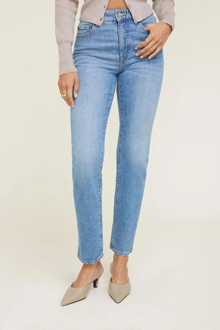 Frenchie High Rise Slim Leg Jeans | Dynamite Clothing