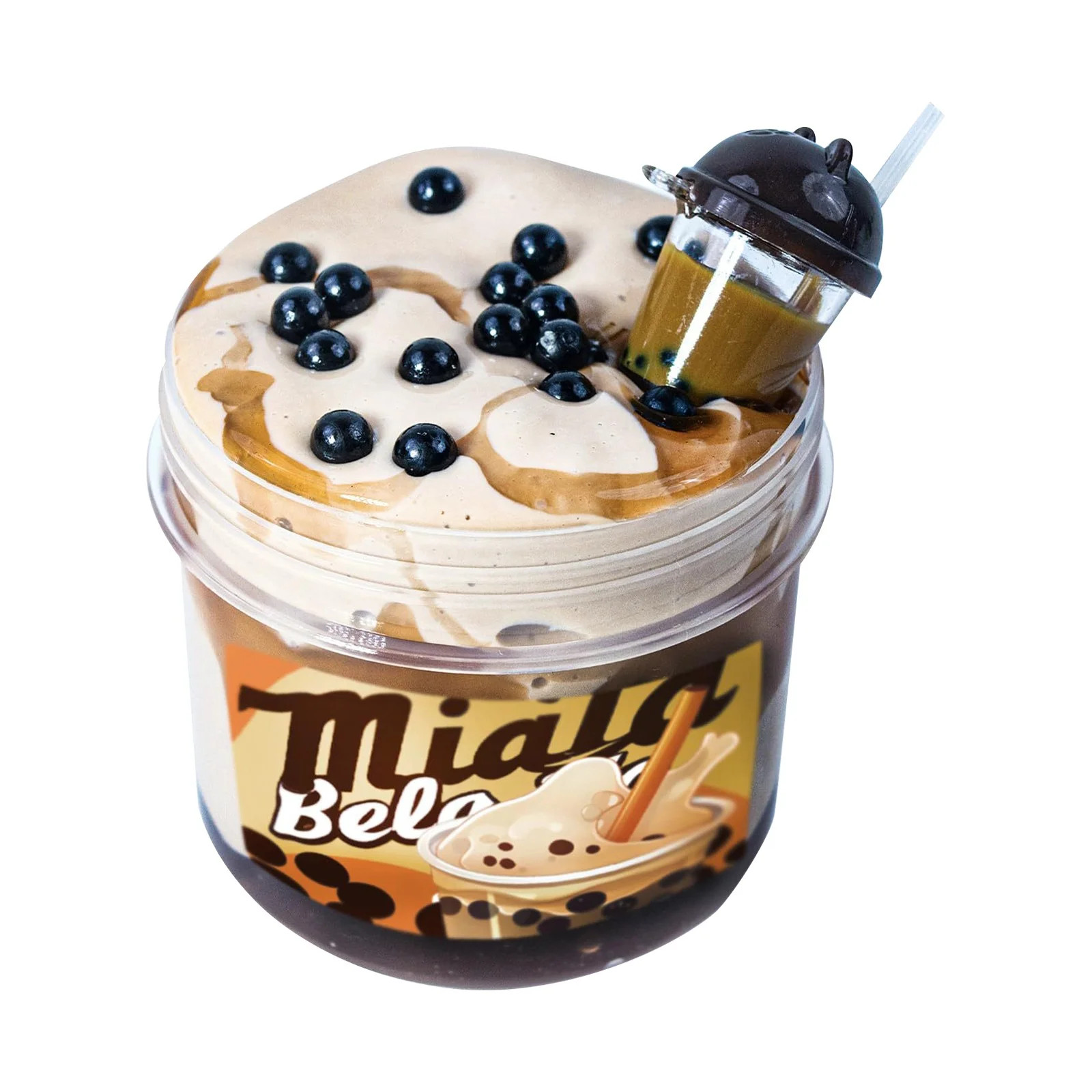 Gui Gui Slime:Mialy Boba Tea Slime Creamy, Scented, DIY Slime Kit with Boba Beads for Kids and Ad... | Walmart (US)