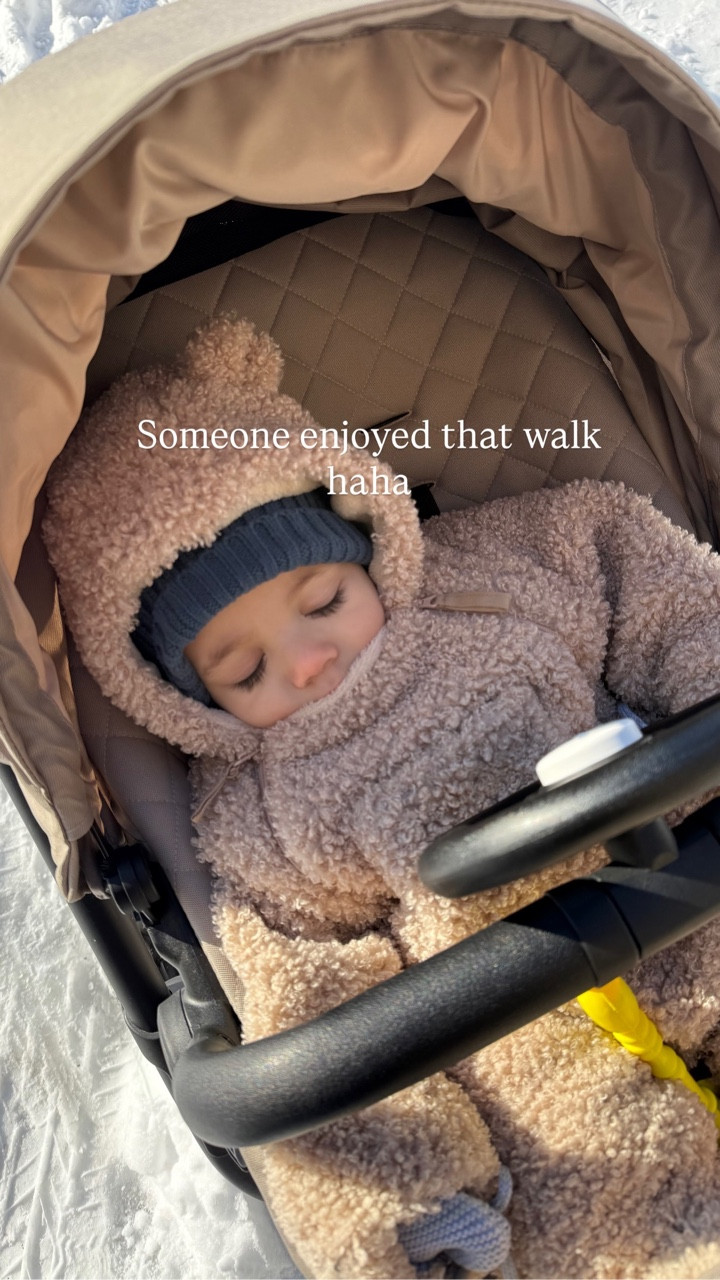 On a snowy walk with Duke!

#LTKBaby #LTKootd #LTKmomlife