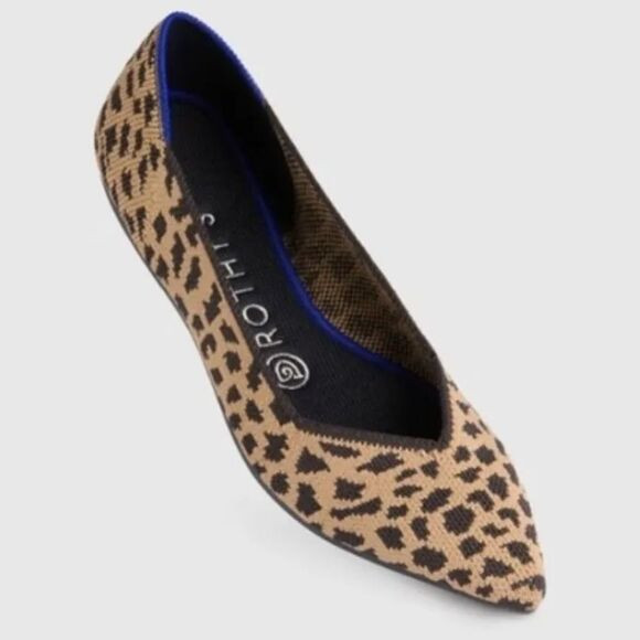 Rothy’s the Point in Leopard Print New without box Size 8.5‎ | Poshmark