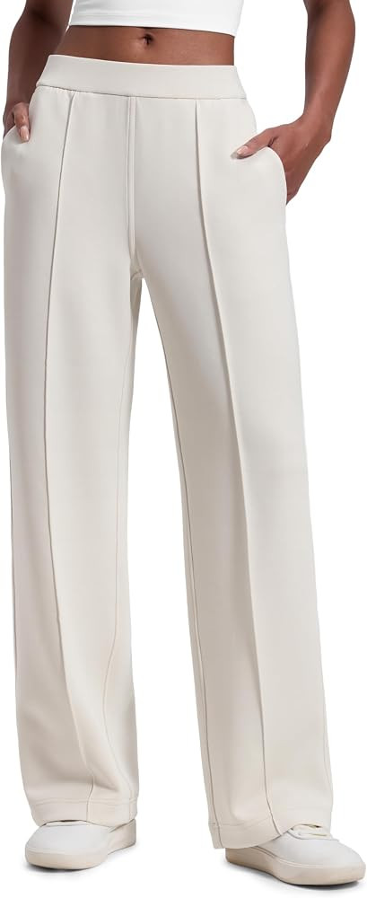 CRZ YOGA SoftAura Pintuck Sweatpants 30" | Amazon (US)
