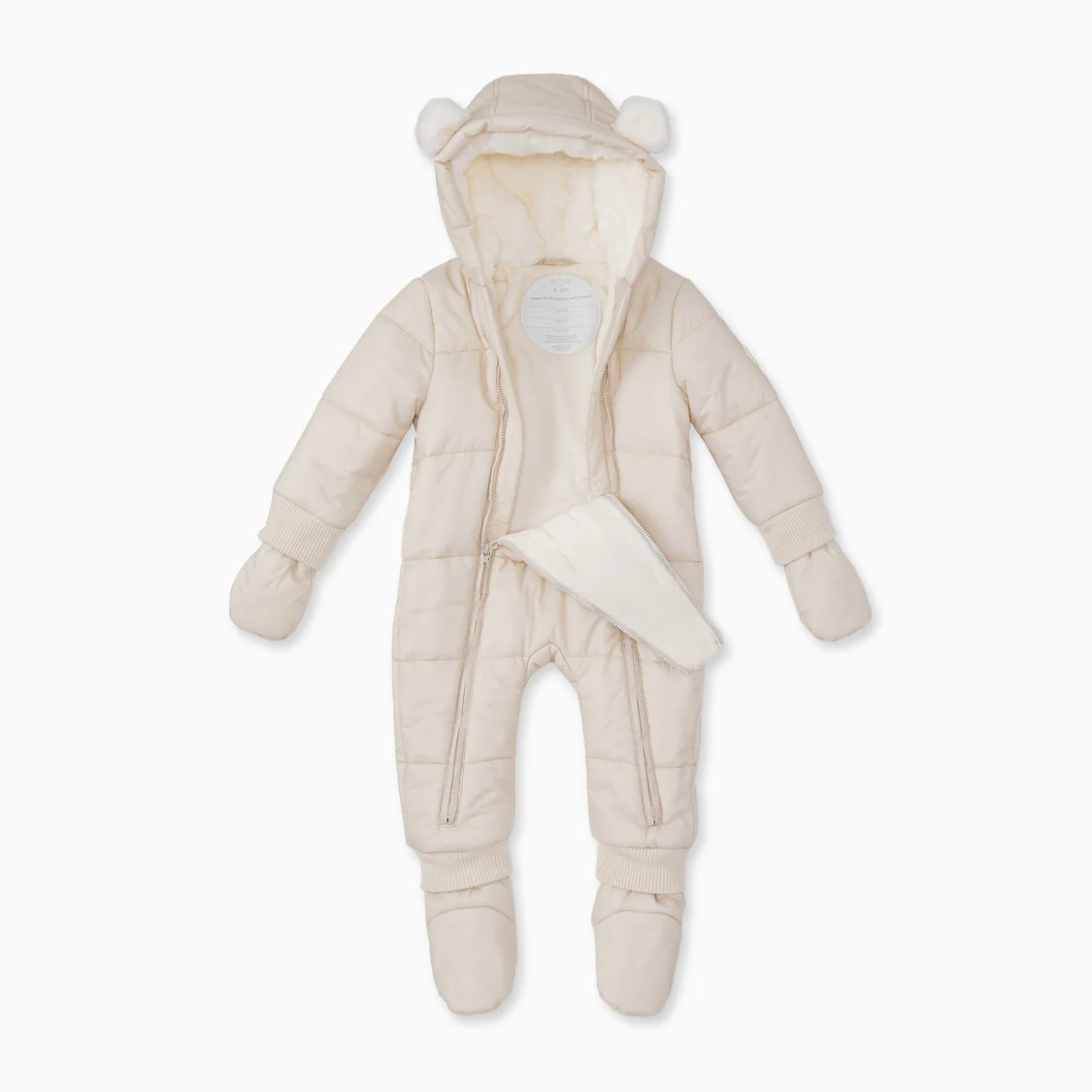 Recycled Waterproof Padded Snowsuit | Baby Mori