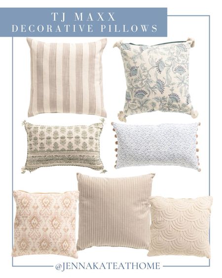 Decorative throw pillows from TJ Maxx for every style home decor

#LTKhome #LTKfamily