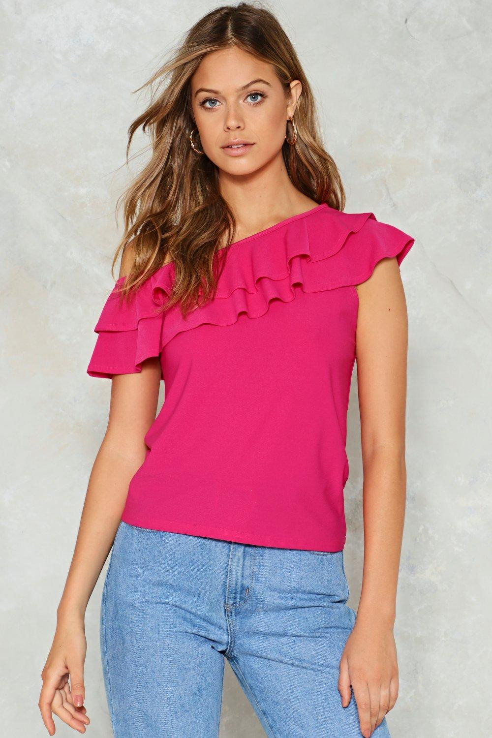 Night Dancer Ruffle Top | NastyGal (US & CA)