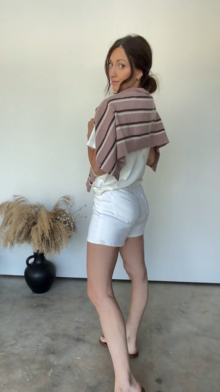 Searching for white denim shorts? These ones are $40 - the styles also comes in more wash options 

#minimalist #minimaliststyle #casualoutfits #easyoutfits

#LTKgrwm #LTKootd