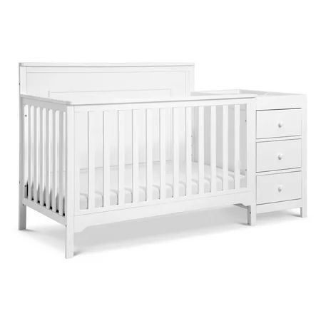 Carter's by DaVinci Dakota 4-in-1 Convertible Crib and Changer, White | Walmart (US)