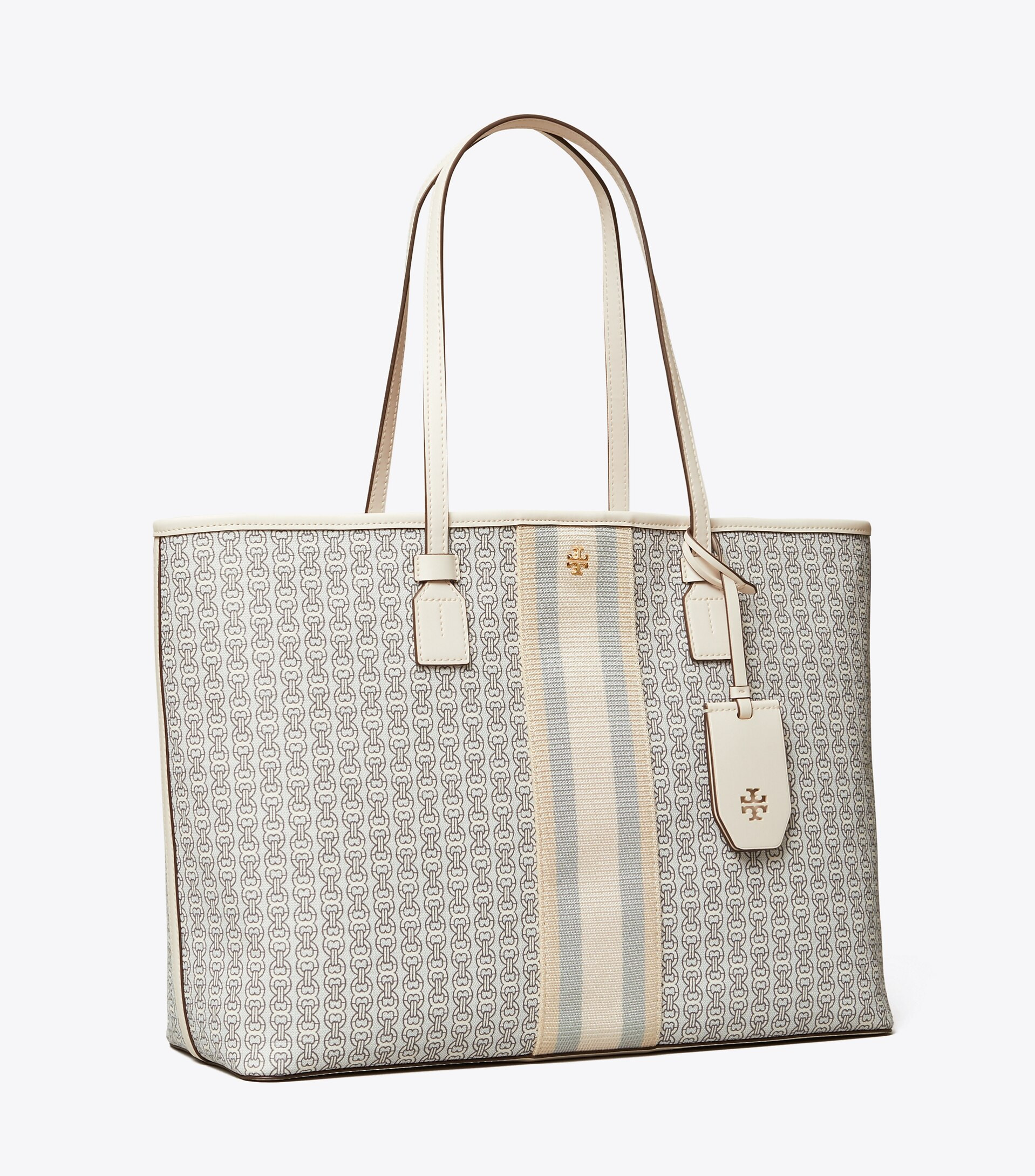 Gemini Link Canvas Tote Bag | Tory Burch (US)