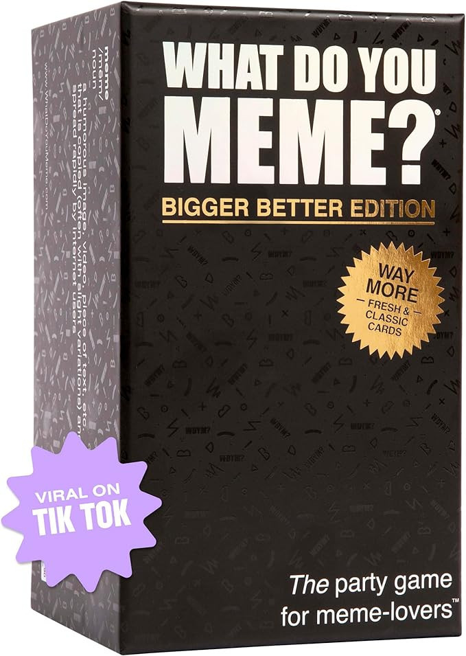 WHAT DO YOU MEME? Bigger Better Edition - Adult Card Games for Game Night for Teens | Amazon (US)