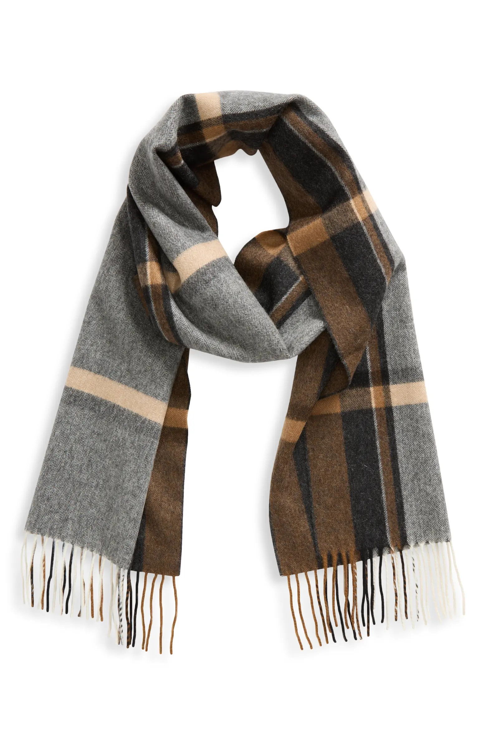 Nordstrom Plaid Cashmere Scarf | Nordstrom | Nordstrom