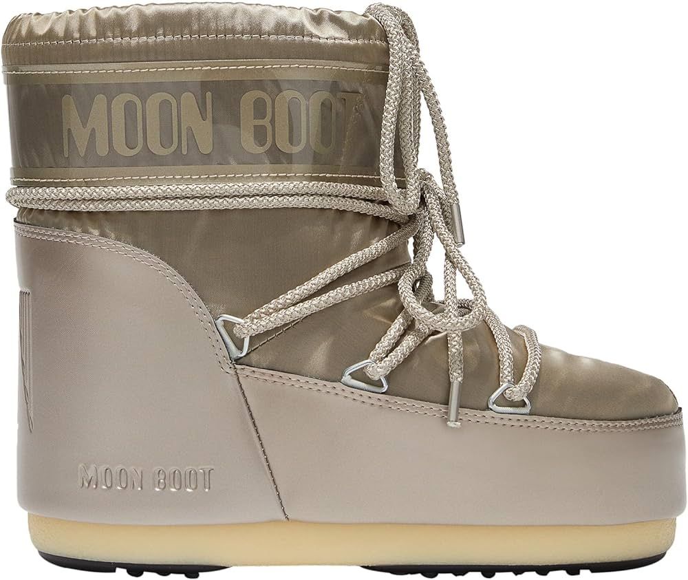Amazon.com: Moon Boot, Icon Low Glance Unisex Boots, 39/41, Platinum : Luxury Stores | Amazon (US)