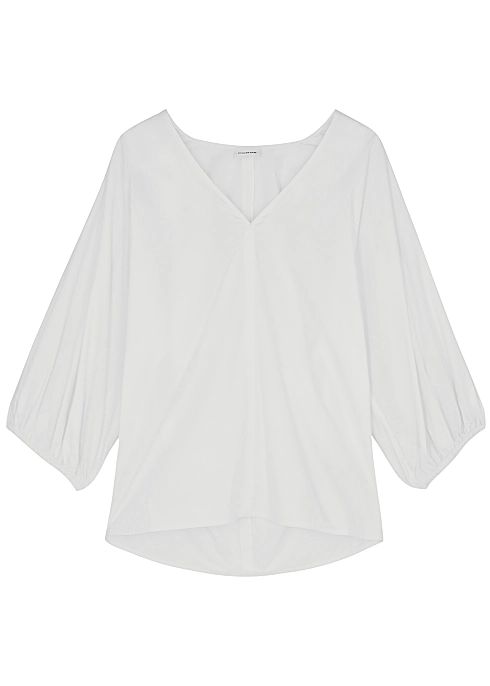 Piamontes white organic cotton shirt | Harvey Nichols US