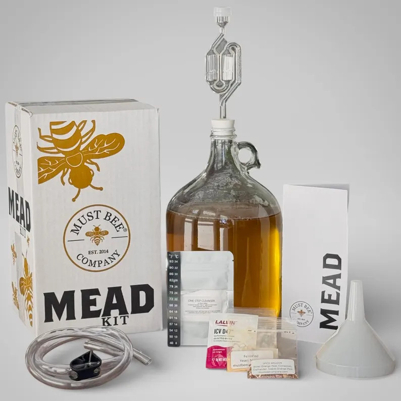Mead Making Kit: 1-Gallon Home Brew Kit to Make Your Own Honey Wine- DIY Mead Brewing Kit | Etsy (Global)
