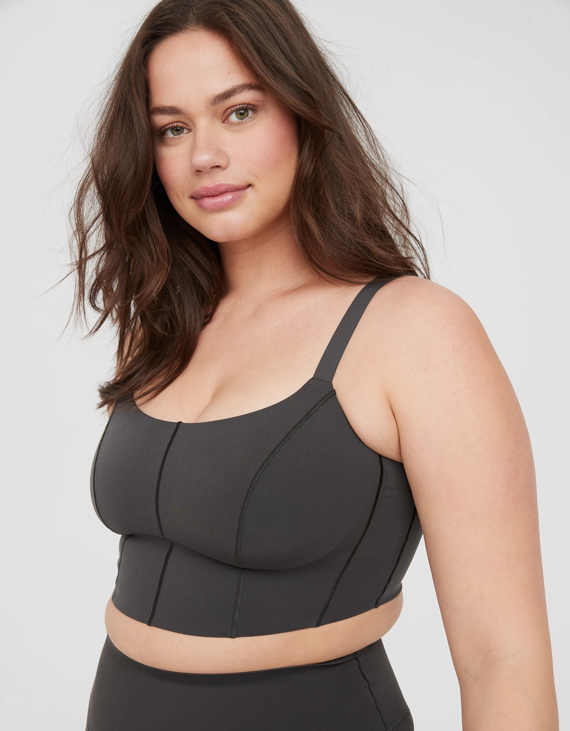 OFFLINE By Aerie Real Me Hold Up! Corset Sports Bra | Aerie