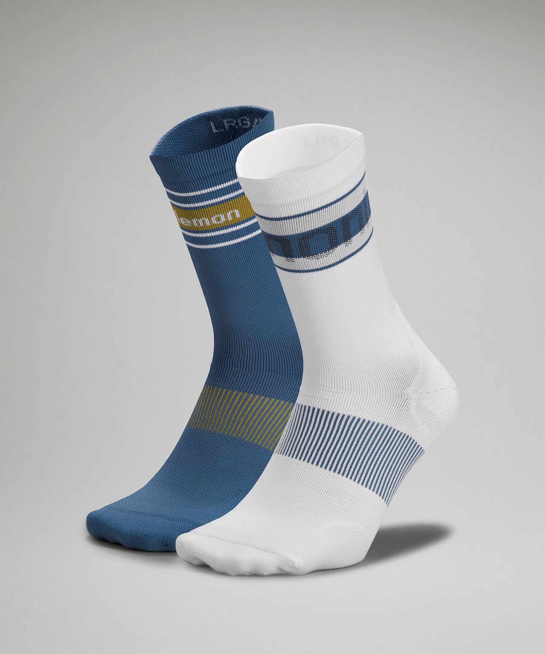 Power Stride Crew Sock 2 Pack Stripe | Lululemon (US)