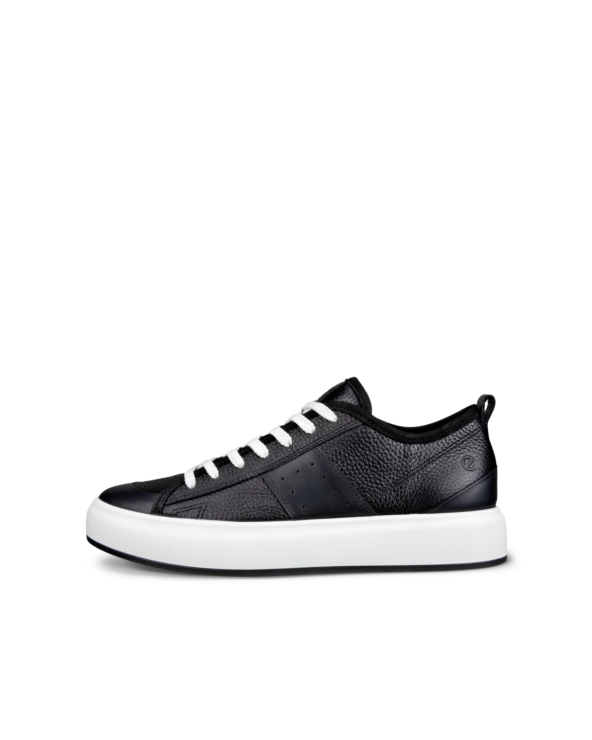 Women's ECCO® Street Ace Leather Sneaker | Black | ECCO (US)