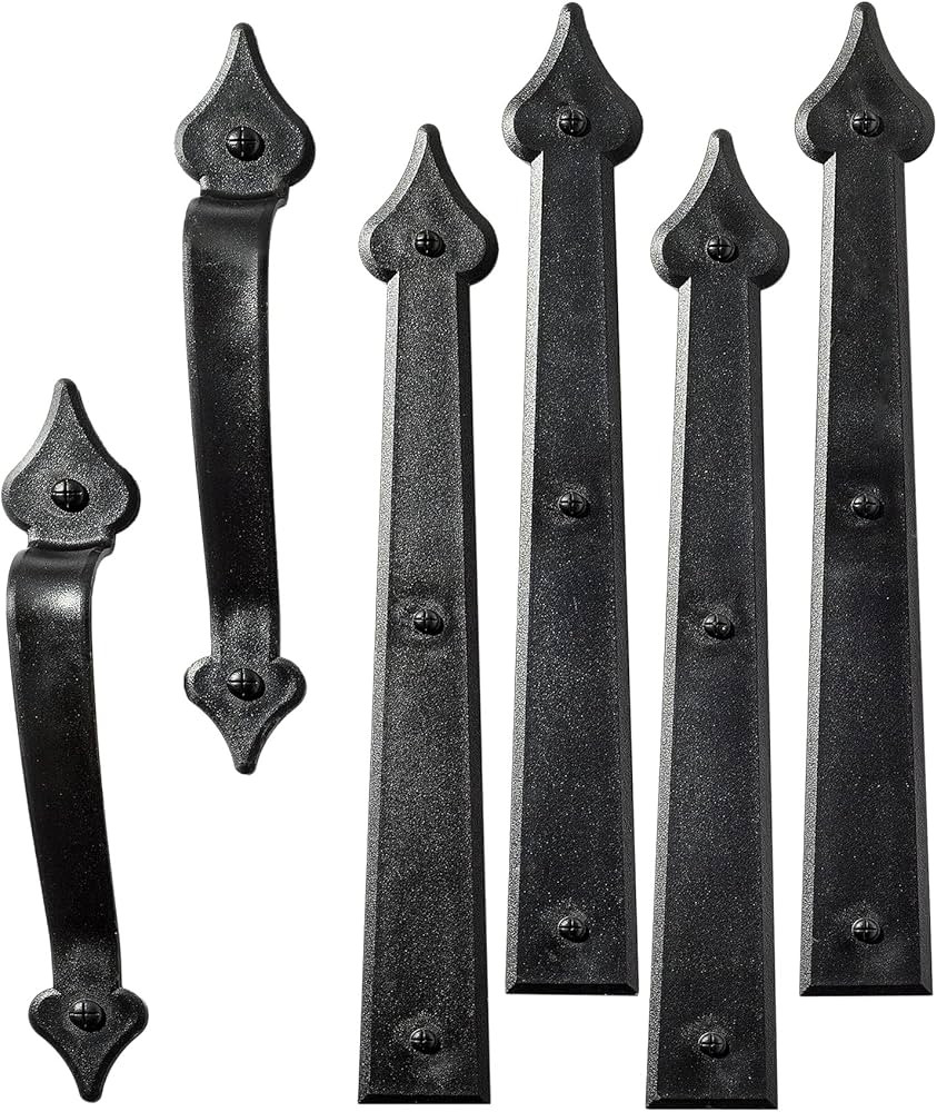Classic Spade Magnetic Garage Door Hardware (6 Piece) | Amazon (US)