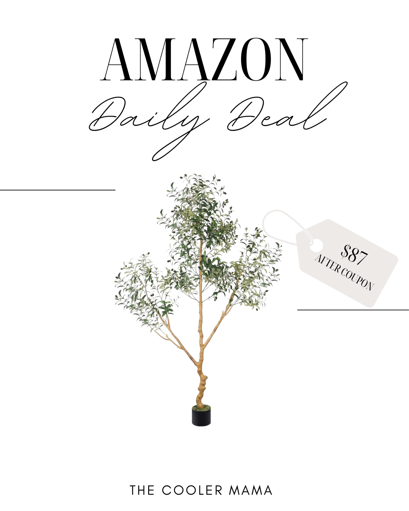 Amazon 7ft tree only $87 after clipping the coupon 