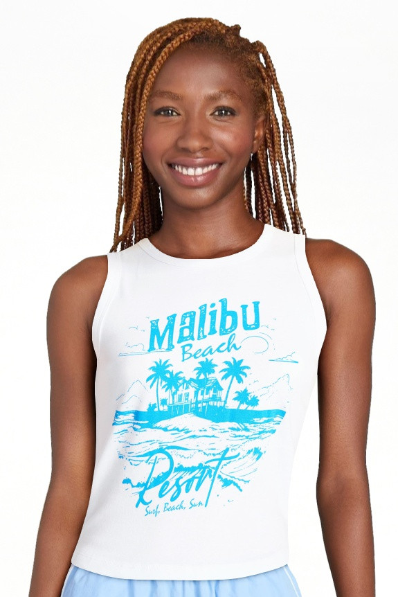 No Boundaries Cotton Ribbed Graphic Tank Top, Women's XXS-XXL | Walmart (US)