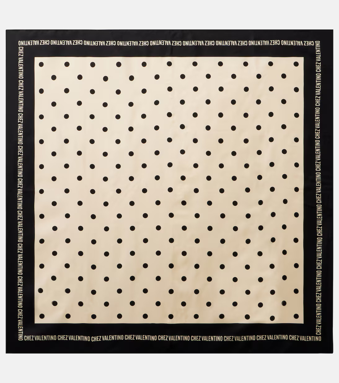 Chez Valentino polka-dot silk scarf | Mytheresa (US/CA)