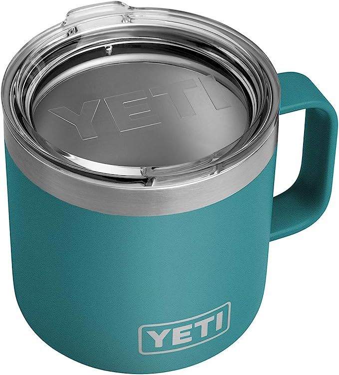 YETI Rambler 14 oz Mug, Stainless Steel, Vacuum Insulated with Standard Lid | Amazon (US)