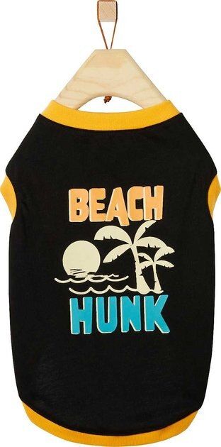 Frisco Beach Hunk Dog & Cat T-Shirt, X-Small | Chewy.com