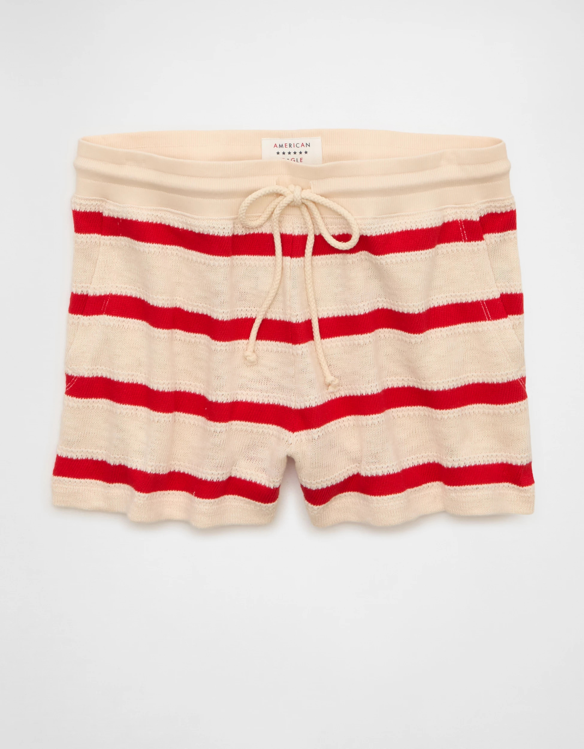 AE Striped Pull On Sweatshort | American Eagle Outfitters (US & CA)