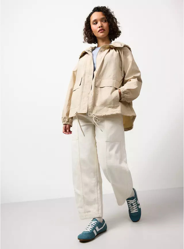 Stone Short Windbreaker M | Tu Clothing