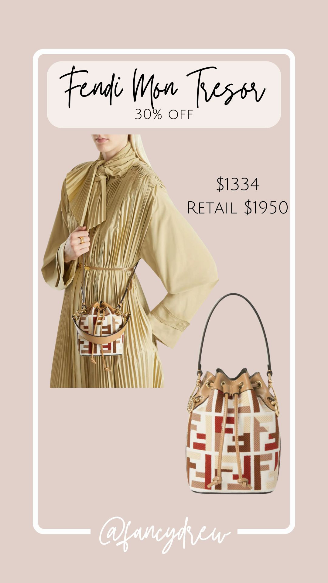 Love this Fendi Mon Tresor Mini for fall! Grab at a great price now! 

 #LTKSeasonal #LTKSaleAlert #LTKItBag