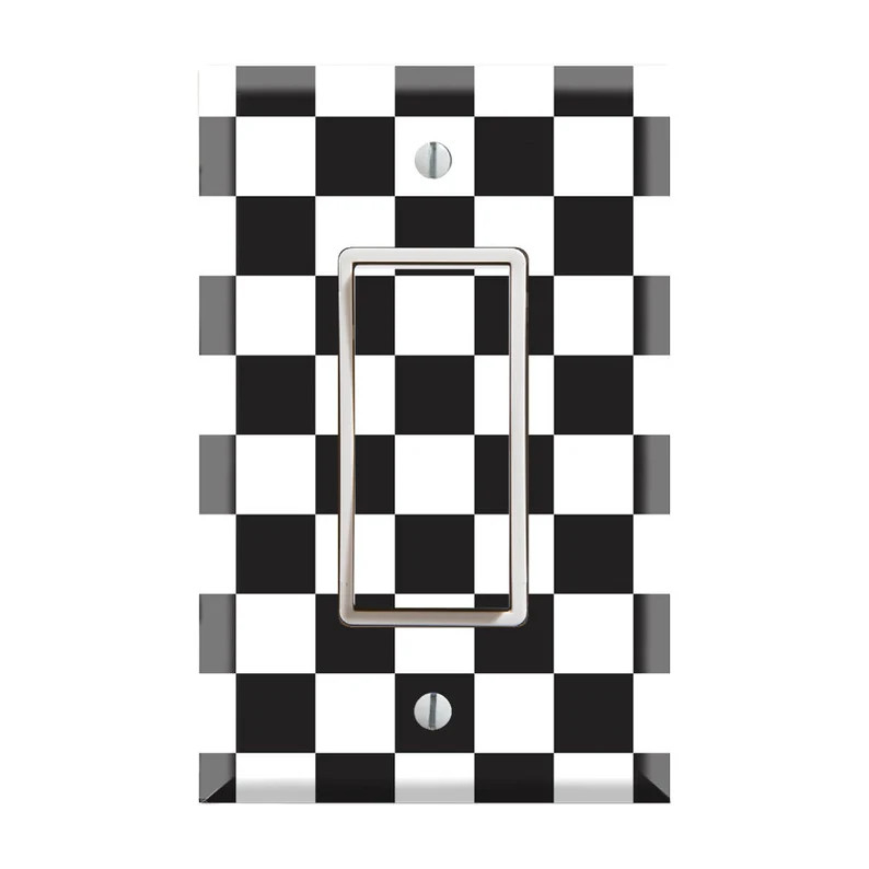 Race Car Plate Cover / Race Car Light Switch Cover / Checkered Flag Nascar Car Lover GIFT / Race ... | Etsy (US)