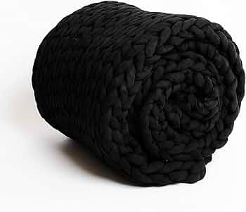 Nuzzie Knit 15lb Full Weighted Blanket - Hand Woven Chunky Knit - Breathable and Cooling - Beadle... | Amazon (US)