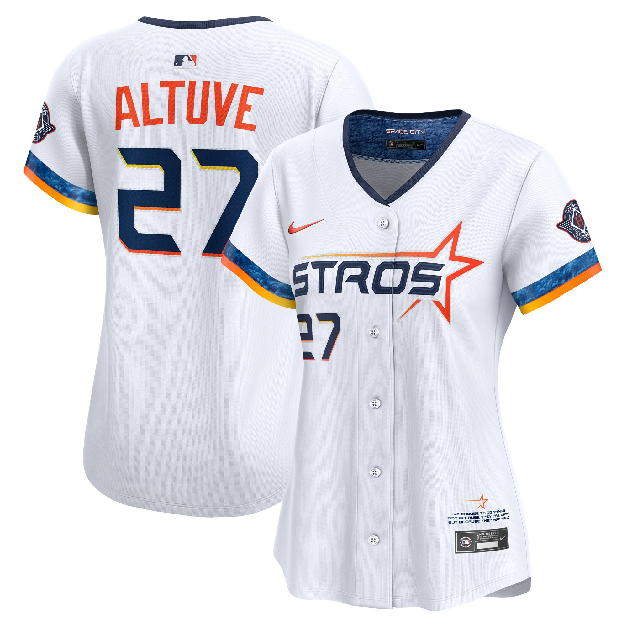 Women's Houston Astros Jose Altuve Nike White 2025 City Connect Limited Player Jersey | MLB Shop