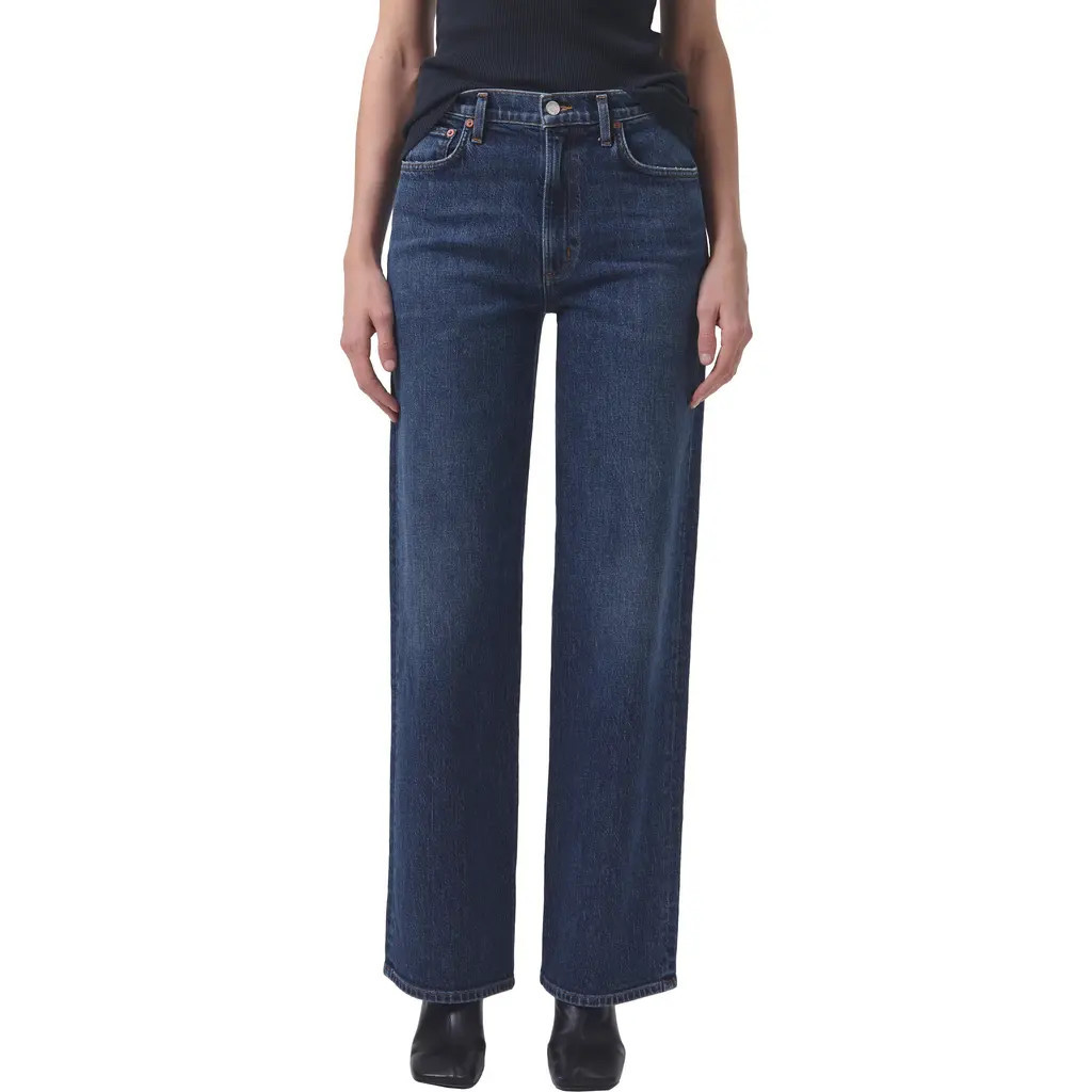 AGOLDE Harper Ankle Wide Leg Jeans in Tempo at Nordstrom, Size 30 | Nordstrom