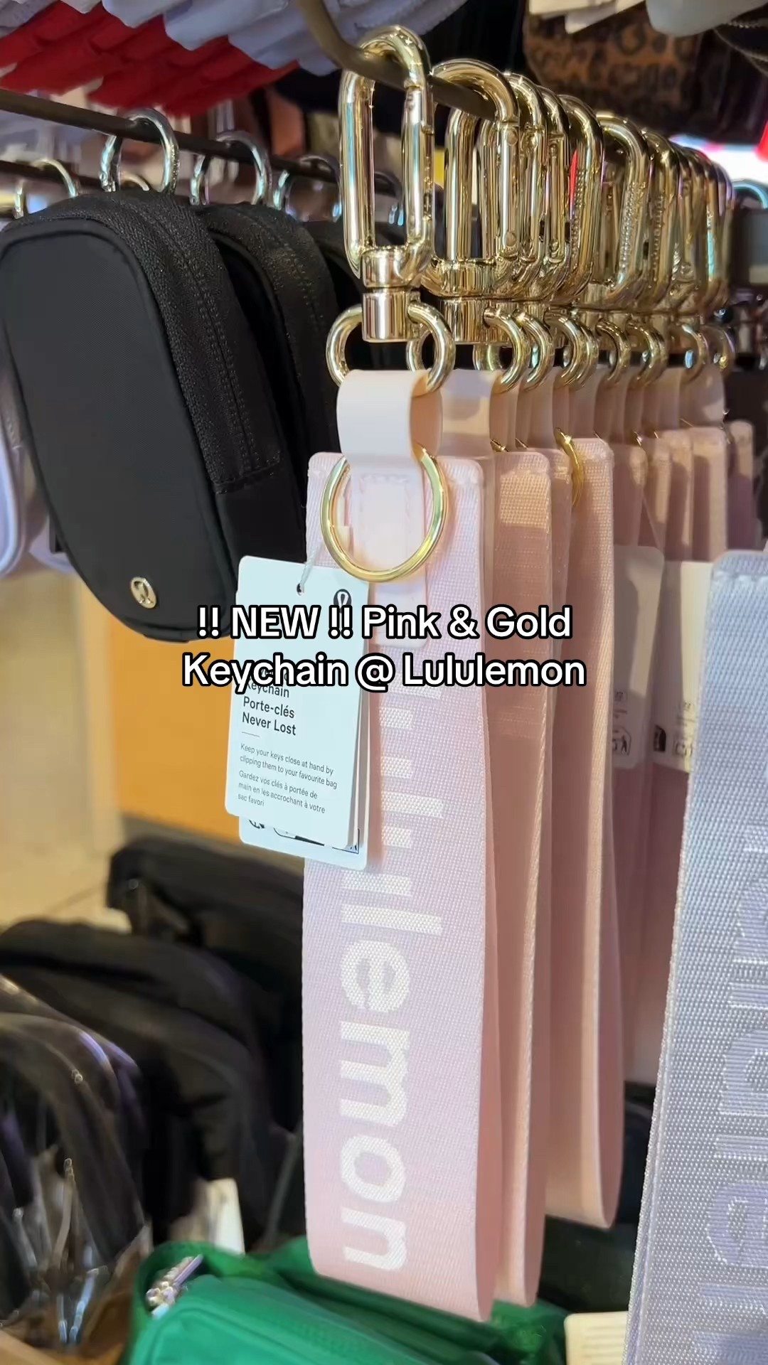 NEW Blissful Pink Never Lost Keychain with Gold Hardware finish! 😽💖 The perfect pastels with the prettiest color combo! Get yours here! #lululemon #keychain #neverlostkeychain

#LTKSeasonal #LTKFindsUnder50 #LTKActive