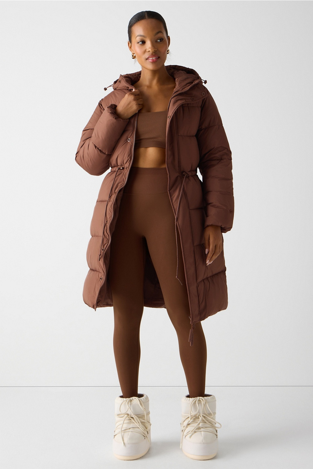 Essential Long Puffer | Fabletics