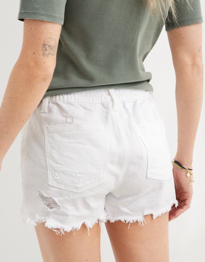 Aerie Distressed Daydream Denim Short | American Eagle Outfitters (US & CA)