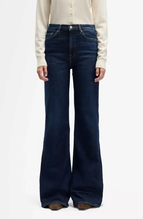 Seven Modern Dojo High Waist Flare Jeans in Bluecrest at Nordstrom, Size 28 | Nordstrom