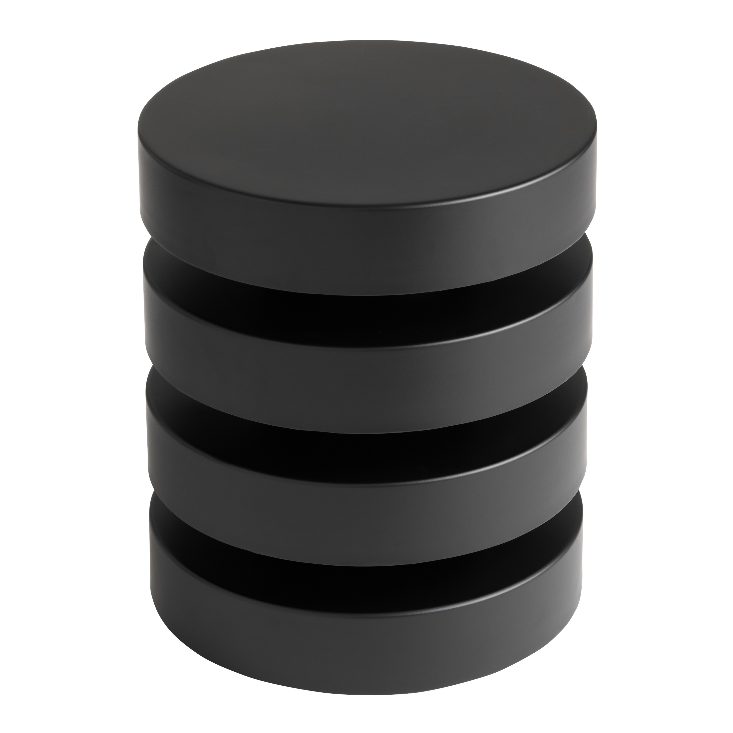 Batu Round Metal Geometric Outdoor Side Table | World Market