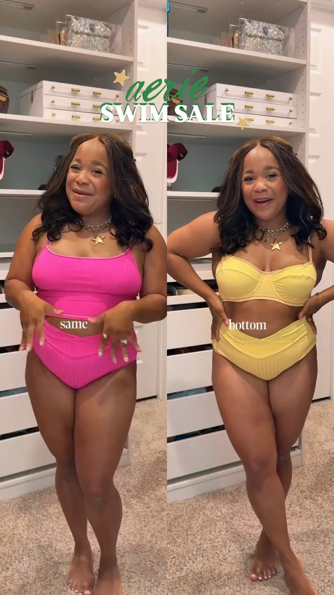 SWIM ON SALE!! Love both of these styles! Currently on sale with an extra 10% off as a real rewards member! @Aerie

#LTKmomlife #LTKSwim #LTKPetite