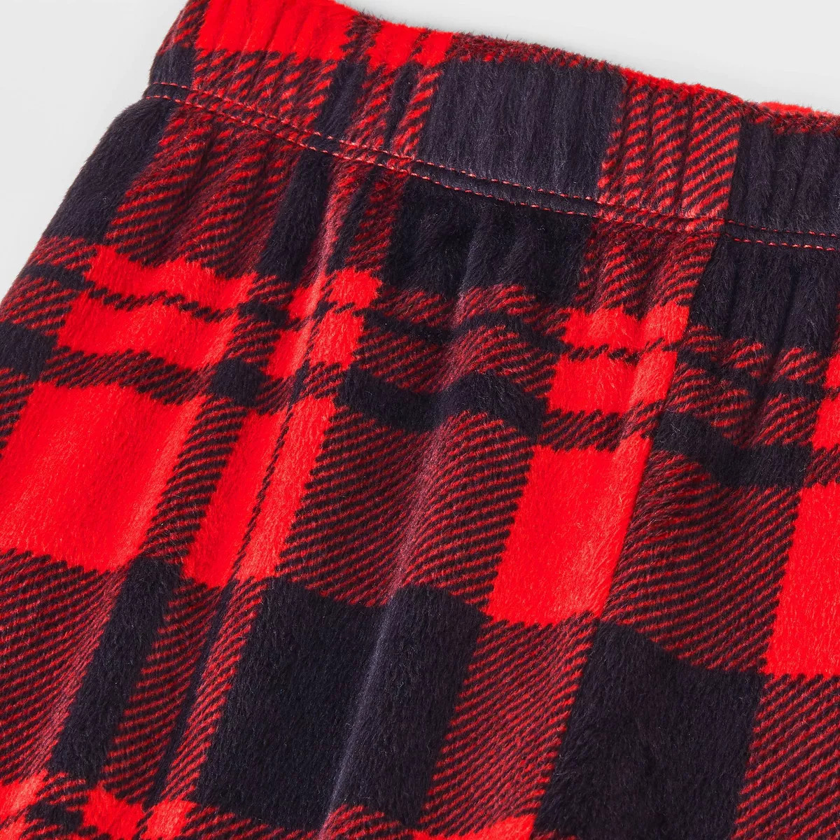Toddler Boys' 2pc Buffalo Check Snuggly Soft Pajama Set - Cat & Jack™ Red/Black | Target