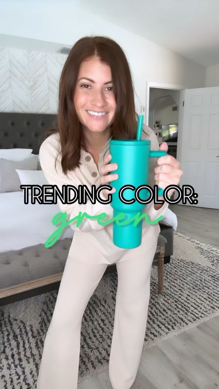 TRENDING COLOR: GREEN 💚 Sharing a few GREEN outfit ideas that match my favorite green tumbler 😊

💚Follow me for more outfit ideas and affordable fashion inspiration 💚

Green Simple Modern Tumbler currently sold out but linked other color options! 


#LTKFind #LTKstyletip #LTKunder50