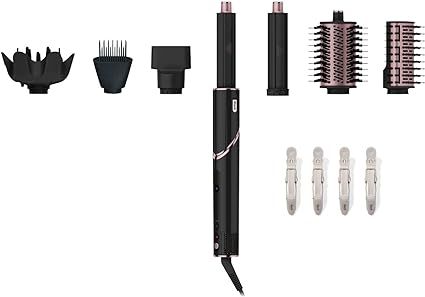 Shark HD440BK FlexStyle Air Drying & Styling System with Wide Tooth Comb and Non-Slip Clips | Amazon (US)